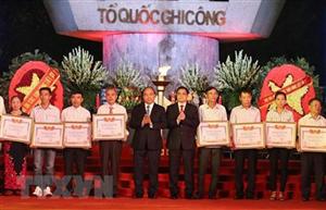 Trao bằng Tổ quốc ghi công cho thân nhân, gia đình hơn 442 liệt sỹ