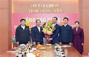 Các đồng chí lãnh đạo tỉnh động viên công tác khóa sổ thu, chi ngân sách nhà nước năm 2021