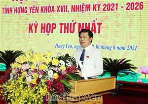 Ngày làm việc thứ nhất Kỳ họp thứ Nhất - HĐND tỉnh Hưng Yên khóa XVII
