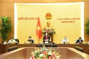 Khai mạc Phiên họp thứ 44 của Ủy ban Thường vụ Quốc hội
