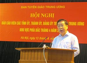 Hội nghị báo cáo viên tháng 4 năm 2016 khu vực phía Bắc