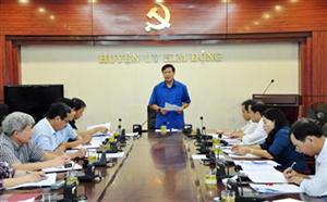 Đoàn công tác của Ban Thường vụ Tỉnh ủy nắm tình hình, tiến độ thực hiện Nghị quyết Trung ương 6 khóa XII tại các huyện Ân Thi, Kim Động, Phù Cừ