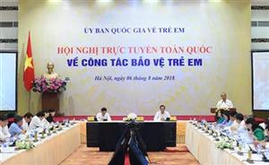 Thủ tướng: Tạo môi trường sống tốt, lành mạnh cho các em là một nhiệm vụ chiến lược