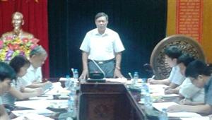 Kiểm tra công tác tuyên truyền Đại hội Đảng bộ tỉnh lần thứ XVIII  tại các huyện Văn Lâm và Văn Giang