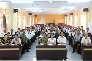 Trung tâm bồi dưỡng chính trị huyện Ân Thi: tập huấn công tác thanh tra nhân dân