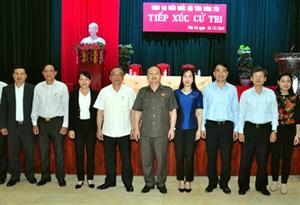 Đoàn Đại biểu Quốc hội tỉnh Hưng Yên tiếp xúc cử tri 6 huyện