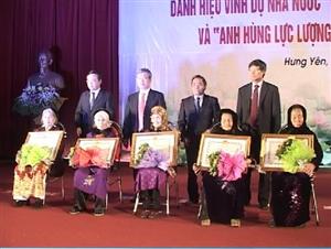 Trao tặng danh hiệu vinh dự Nhà nước 