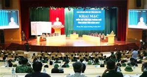 Hưng Yên khai mạc diễn tập Khu vực phòng thủ tỉnh năm 2017