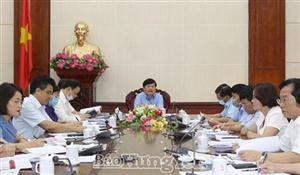 Ban tổ chức Đại hội Thi đua yêu nước tỉnh lần thứ IX Triển khai nhiệm vụ tham mưu UBND tỉnh tổ chức Đại hội Thi đua yêu nước tỉnh lần thứ IX