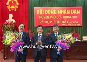 Kiện toàn chức danh Phó Chủ tịch HĐND huyện Phù Cừ
