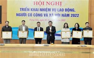 Sở Lao động, Thương binh và Xã hội: Triển khai nhiệm vụ lao động, người có công và xã hội năm 2022