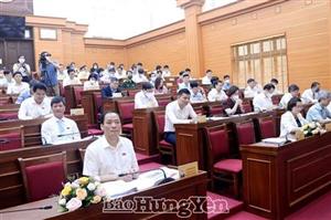 Kỳ họp thứ Bảy, HĐND tỉnh Hưng Yên khóa XVII, nhiệm kỳ 2021 - 2026