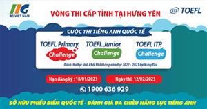 Sân chơi tiếng Anh quốc tế lớn chờ đón học sinh Hưng Yên tham gia tranh tài