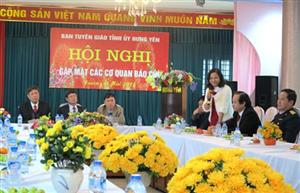 Gặp mặt các cơ quan báo chí đầu năm 2015