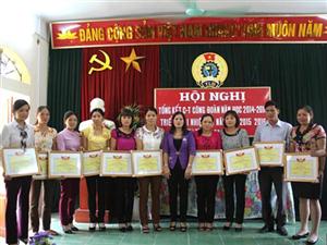 Công đoàn Giáo dục huyện Phù Cừ tổ chức tổng kết công tác Công đoàn năm học 2014-2015