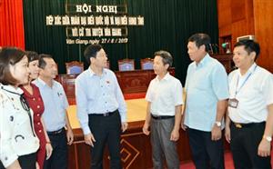 Tiếp xúc cử tri 4 huyện: Yên Mỹ, Văn Giang, Khoái Châu, Ân Thi