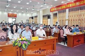Đoàn đại biểu Quốc hội tỉnh tiếp xúc cử tri thị xã Mỹ Hào, các huyện Khoái Châu và Kim Động