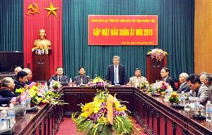 Gặp mặt các đồng chí Tỉnh ủy viên hưu trí