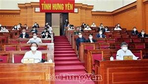 Hưng Yên dự họp trực tuyến toàn quốc về công tác phòng, chống dịch Covid-19