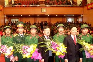 Lễ Giao nhận quân huyện Mỹ Hào năm 2016