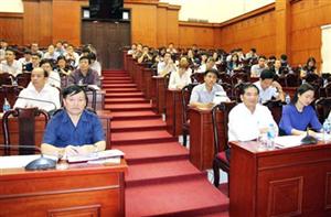 Chủ tịch UBND tỉnh Nguyễn Văn Phóng gặp mặt doanh nghiệp sản xuất, kinh doanh hàng hóa xuất - nhập khẩu