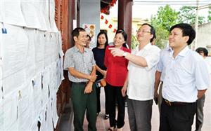 Lãnh đạo tỉnh Hưng Yên kiểm tra công tác chuẩn bị bầu cử tại các địa phương
