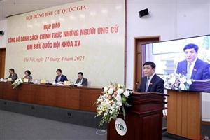 Công bố 868 người ứng cử đại biểu Quốc hội khóa XV