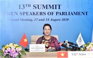 Chủ tịch Quốc hội Nguyễn Thị Kim Ngân dự Hội nghị thượng đỉnh các nữ Chủ tịch Quốc hội thế giới lần thứ 13