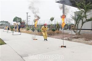 Bồi dưỡng nghiệp vụ phòng cháy, chữa cháy và cứu nạn, cứu hộ tại Công ty cổ phần sản xuất hàng thể thao Tân Đệ