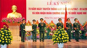 Trọng thể kỷ niệm 70 năm Ngày truyền thống LLVT tỉnh Hưng Yên