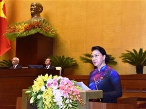 Phát biểu khai mạc Kỳ họp thứ 6, Quốc hội khóa XIV của Chủ tịch Quốc hội Nguyễn Thị Kim Ngân