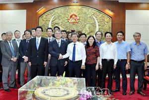 Đoàn đại biểu thành phố Nikaho, Nhật Bản thăm và làm việc tại tỉnh Hưng Yên