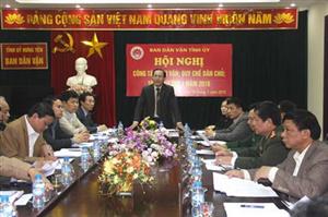 Triển khai công tác dân vận, công tác tôn giáo quý II năm 2016