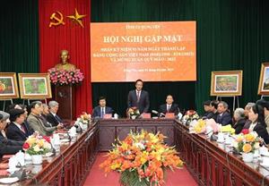 Gặp mặt các đồng chí Tỉnh ủy viên hưu trí, cán bộ chủ chốt tỉnh đã nghỉ hưu qua các thời kỳ