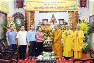 Chúc mừng Giáo hội Phật giáo Việt Nam tỉnh nhân Đại lễ Phật đản Phật lịch