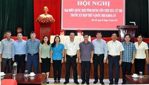 Đoàn đại biểu Quốc hội tỉnh tiếp xúc cử tri các huyện Phù Cừ, Ân Thi