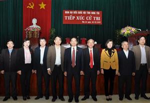 Đoàn đại biểu Quốc hội tỉnh Hưng Yên tiếp xúc cử tri huyện Phù Cừ