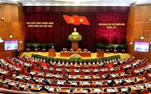 Thông cáo báo chí về ngày làm việc thứ nhất của Hội nghị lần thứ 14 Ban Chấp hành Trung ương Đảng khóa XII