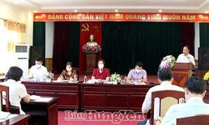 Hội nghị giao ban công tác mặt trận tham gia bầu cử đại biểu Quốc hội khoá XV và đại biểu HĐND các cấp nhiệm kỳ 2021-2026