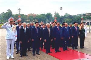 Lãnh đạo Đảng, Nhà nước vào Lăng viếng Chủ tịch Hồ Chí Minh