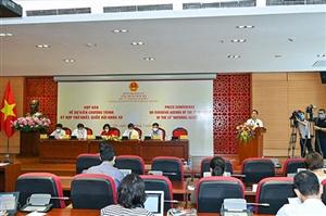 Kỳ họp thứ nhất, Quốc hội khóa XV sẽ khai mạc vào ngày 20/7