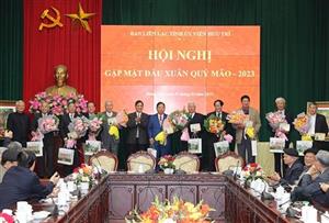 Ban liên lạc Tỉnh ủy viên hưu trí gặp mặt đầu Xuân
