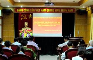 Huyện ủy Văn Giang: tổ chức Hội nghị hiệp thương lần 3 lập danh sách chính thức người ứng cử đại biểu HĐND huyện khoá XIX