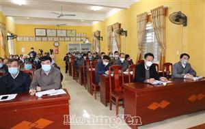 Đồng chí Bí thư Tỉnh ủy Nguyễn Hữu Nghĩa dự sinh hoạt Chi bộ thôn Bình Lăng