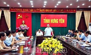 Đoàn công tác của Ban Tổ chức Trung ương làm việc với Ban Thường vụ Tỉnh ủy