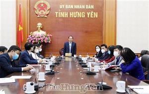 Hưng Yên: Hơn 1300 đại biểu dự hội nghị trực tuyến tuyên truyền về bảo vệ, chăm sóc sức khoẻ cộng đồng năm 2021 và phòng, chống dịch Covid-19