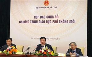 Công bố Chương trình giáo dục phổ thông mới, triển khai từ năm học 2020-2021