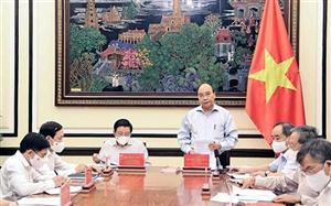 Chủ tịch nước Nguyễn Xuân Phúc chủ trì cuộc họp xây dựng đề án chiến lược xây dựng và hoàn thiện Nhà nước pháp quyền XHCN Việt Nam