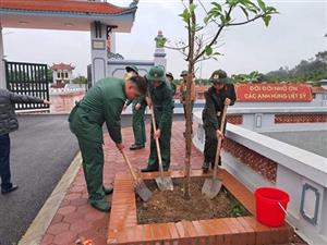 Sôi nổi phong trào trồng cây mùa xuân