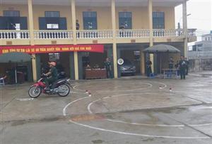 Bộ CHQS tỉnh tổ chức Hội thi lái xe mô tô an toàn năm 2015